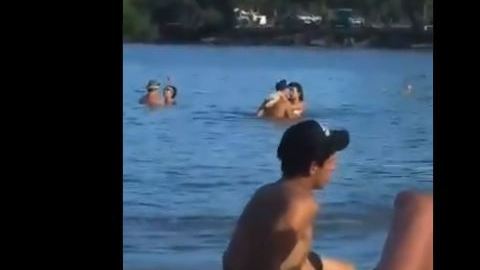 Los movimientos de la mujer fue lo que despertó la sospecha.