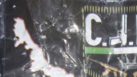 Parte del material decomisado tenía la insignia del Jalisco Nueva Generación.