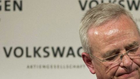 Imagen de archivo de Martin Winterkorn quien esta mañana ha presentado su dimisión./EFE