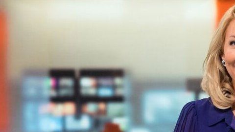 La presentadora quiso continuar trabajando.