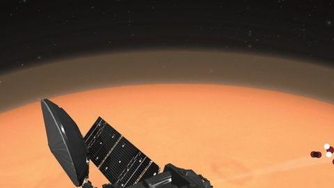 El satélite TGO mide los constituyentes del aire de Marte.