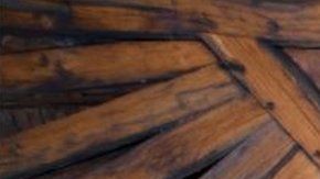 El bosque era una estructura construida con unas 1,300 vigas de roble.