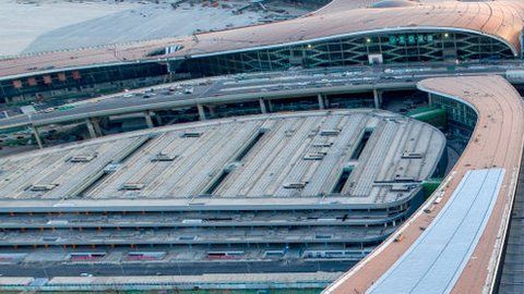 Así es el impresionante nuevo aeropuerto internacional de Pekín-Daxing.