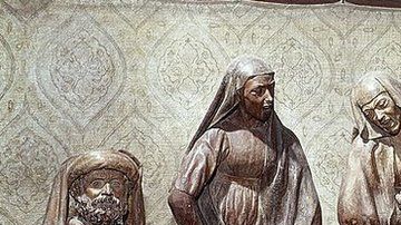 Una confraternidad encargó la obra a Niccolò dell'Arca hacia1463.