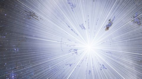 El grano de polvo fue lanzado por una estrella que explotó.