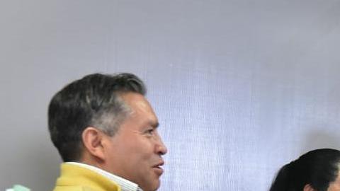 El subsecretario de Gobernación, Alejandro Encinas, durante el acto de disculpas a presos políticos.