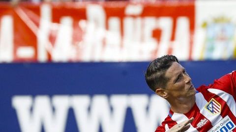 Fernando "El Niño" Torres, del Atlético de Madrid, está en la mira del San Luis.