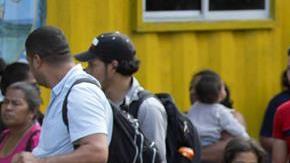 Integrantes de la caravana migrante.