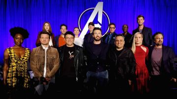 Los actores, director y productor de Avengers: Endgame.