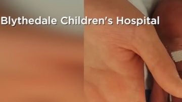 Connor Florio al nacer en julio 2018