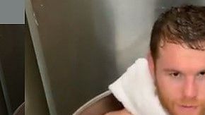 El boxeador mexicano Saúl 'Canelo' Álvarez se prepara para enfrentar a Daniel Jacobs.