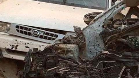 El auto quedó en trizas.