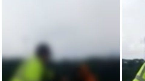 Por fortuna, los policías lograron impedir la acción.