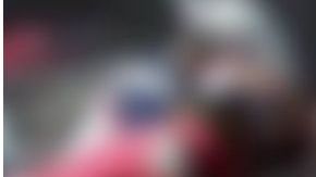 El hombre tuvo que ser rescatado por los bomberos.