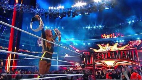 Becky Lynch, la gran ganadora de Wrestlemania 35.