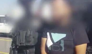 Las autoridades transmitieron por Twitter el operativo.