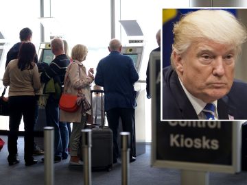 El presidente Trump busca evitar que viajeros se queden en EEUU con visas vencidas.
