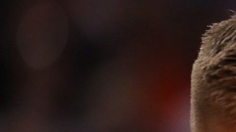 El jugador letón Kristaps Porzingis  cuando jugaba todavía para los New York Knicks.