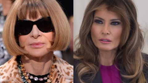 "Esto muestra lo insegura y pequeña que es Anna Wintour" dijo la oficina de Melania