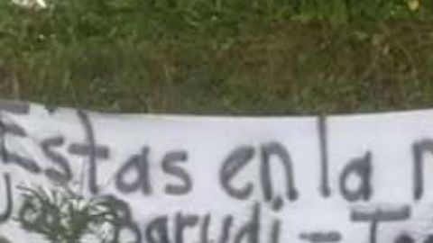 Se han hallado varias narcomantas en estos días