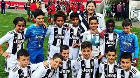 Cristiano Jr. se proclamó campeón goleador de la Juventus Sub 9 con 25 anotaciones