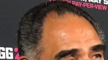 El entrenador Abel Sánchez (izq.) y el kazajo Gennady Golovkin.