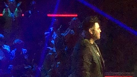 Abel Flores cantando en 'La Voz' US