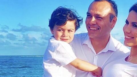 Lindsay Casinelli con su familia