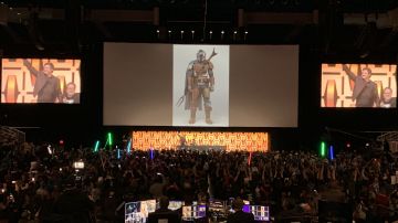 Presentación de The Mandalorian durante Star Wars Celebration.