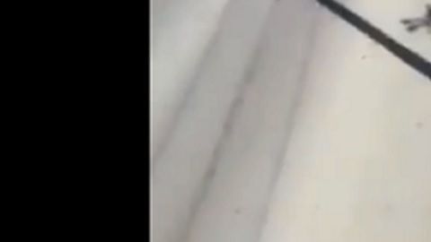 Fue llevado a hospital tras arrojarse de puente