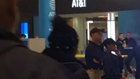 Escena del crimen en Mall of America.