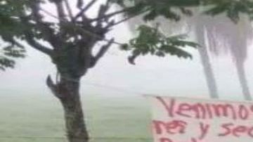 Narcomanta Tabasco amenaza a extorsionarores y secuestradores