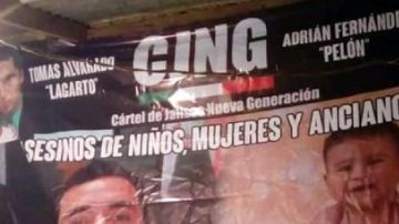 La narcomanta señala en primer lugar a José Roberto Sánchez Cortés, alias “El 80,