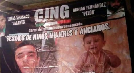 La narcomanta señala en primer lugar a José Roberto Sánchez Cortés, alias “El 80,