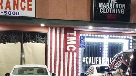 Imagen publicada por el LAPD relacionada con el asesinato de Nipsey Hussle.