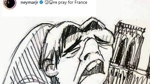 El mundo del deporte se unió a la tragedia en Notre-Dame a través de las redes sociales