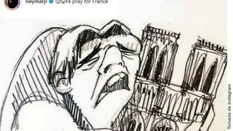 El mundo del deporte se unió a la tragedia en Notre-Dame a través de las redes sociales
