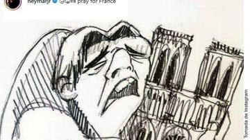 El mundo del deporte se unió a la tragedia en Notre-Dame a través de las redes sociales