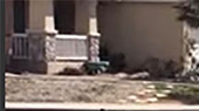 Por salir mal en la escuela, su padre le impuso un duro castigo a este niño.