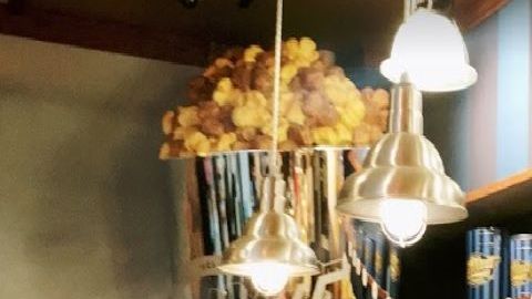 Populares palomitas de maíz de Chicago de la compañía Garrett Popcorn Shops.