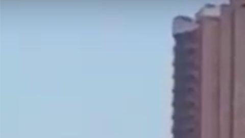 La piscina que pasó a catarata.