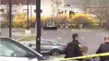 Policía en la escena