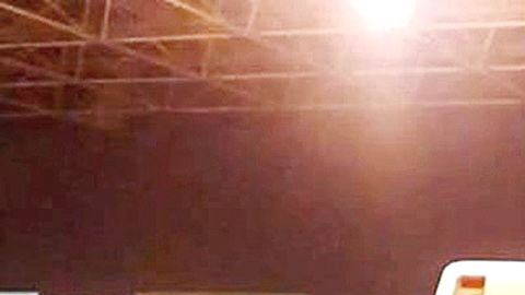 La lesionada era trasladada a la Cruz Roja.