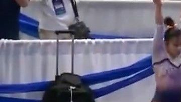 La gimnasta estadounidense Samantha Cerio.