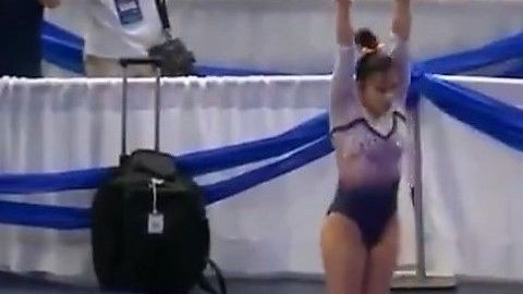 La gimnasta estadounidense Samantha Cerio.