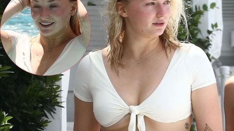 Sophie Turner de vacaciones.