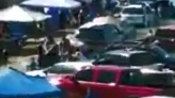 Marejada sorprende a turistas en Sonora.