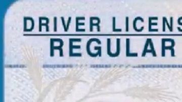 La nueva licencia tiene una estrella en un círculo en la parte superior derecha.