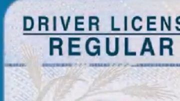 La nueva licencia tiene una estrella en un círculo en la parte superior derecha.