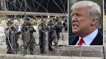 Trump sigue empeñado en mayor presencia militar en la frontera sur